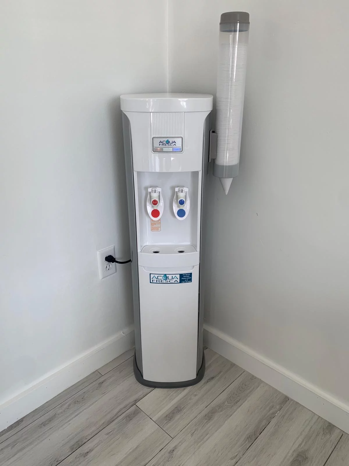 Bottleless water cooler installation 1