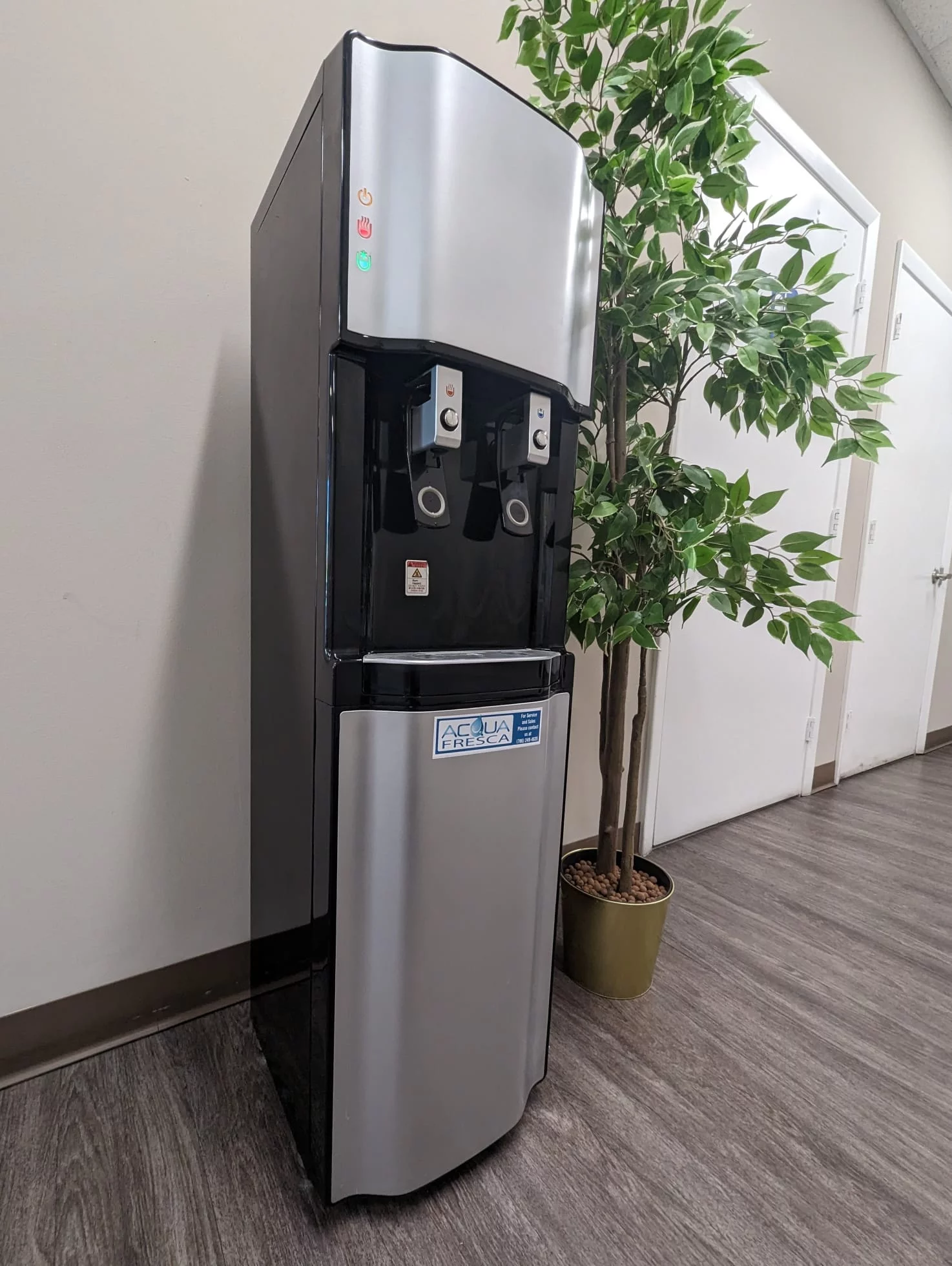 Bottleless water cooler installation 6
